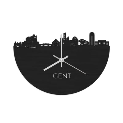 Skyline Clock Ghent Black