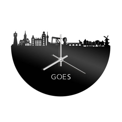 Skyline Clock Goes Black Glossy