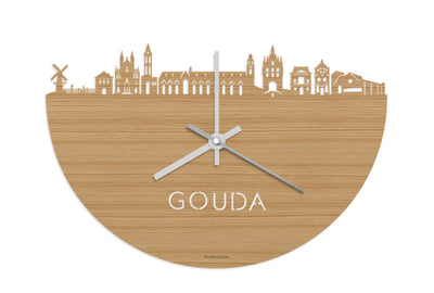 Skyline Clock Gouda Bamboo