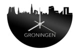 Skyline Klok Groningen Zwart Glanzend