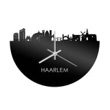Skyline Klok Haarlem Zwart Glanzend