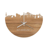 Skyline Klok Hamburg Eiken
