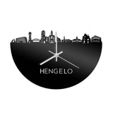 Skyline Klok Hengelo Zwart Glanzend