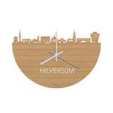 Skyline Clock Hilversum Bamboo