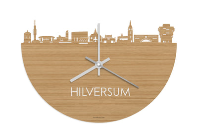 Skyline Clock Hilversum Bamboo