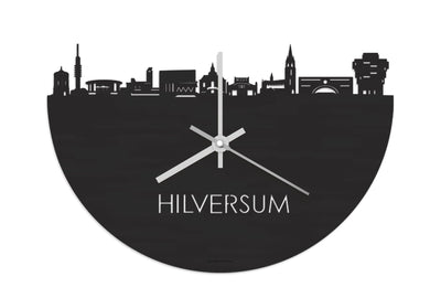 Skyline Clock Hilversum Black