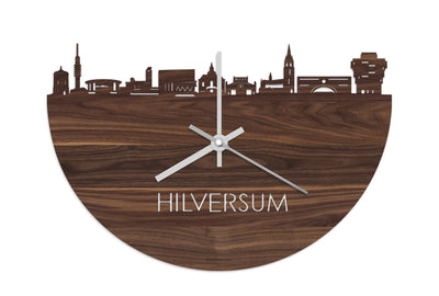 Skyline Clock Hilversum Walnut