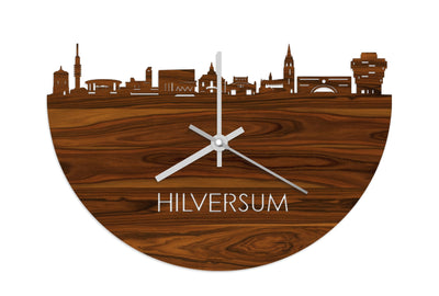 Skyline Clock Hilversum Rosewood