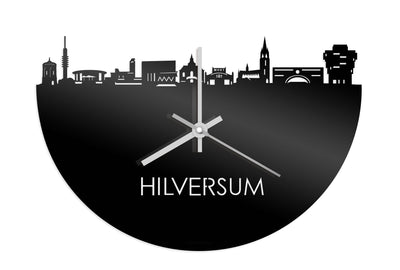 Skyline Clock Hilversum Black Glossy