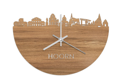 Skyline Clock Horn Oak