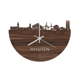 Skyline Klok Houten Noten