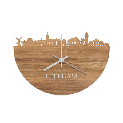 Skyline Clock Leerdam Oak