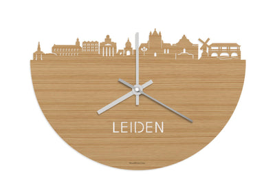 Skyline Clock Leiden Bamboo