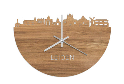 Skyline Clock Leiden Oak