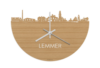 Skyline Clock Lemmer Bamboo