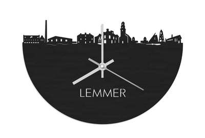 Skyline Clock Lemmer Black