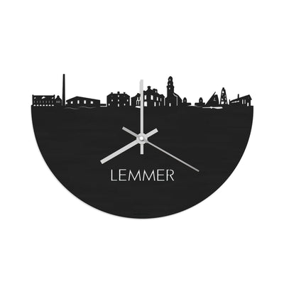 Skyline Clock Lemmer Black