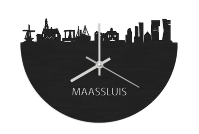 Skyline Clock Maassluis Black
