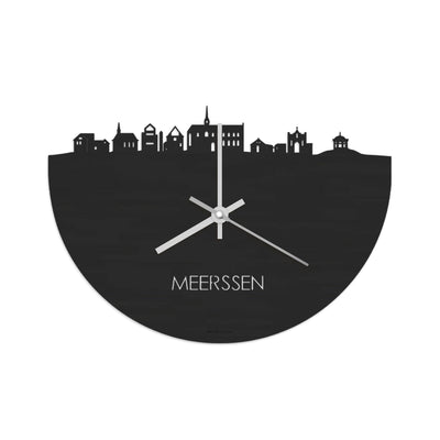 Skyline Clock Meerssen Black