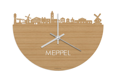 Skyline Clock Meppel Bamboo