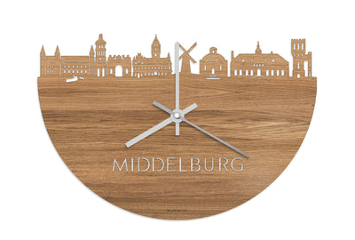 Skyline Clock Middelburg Oak