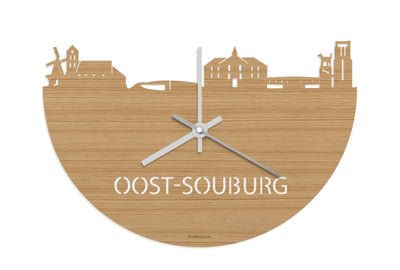 Skyline Clock East Souburg Bamboo