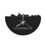 Skyline Clock Oosterwolde Black