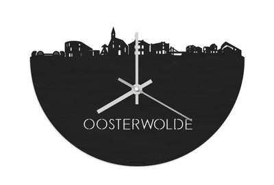 Skyline Clock Oosterwolde Black