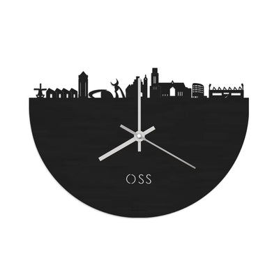 Skyline Klok Oss Black