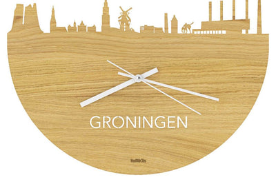 Skyline Klok Oud Groningen Eiken