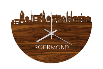 Skyline Clock Roermond Rosewood