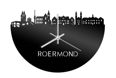 Skyline Clock Roermond Black Glossy
