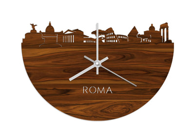 Skyline Clock Rome Rosewood