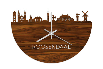 Skyline Clock Roosendaal Rosewood
