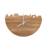 Skyline Clock Sint Willebrord Oak