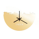 Skyline Klok Sneek Goud Metallic