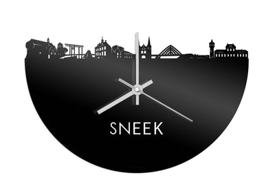 Skyline Clock Sneek Black Glossy