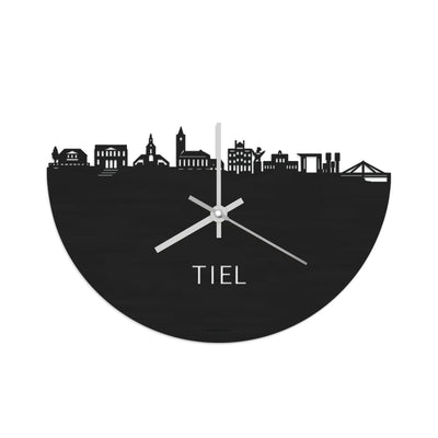 Skyline Clock Tiel Black