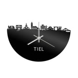 Skyline Klok Tiel Zwart Glanzend