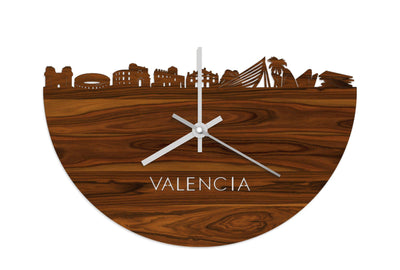 Skyline Clock Valencia Rosewood