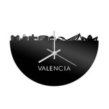 Skyline Klok Valencia Zwart Glanzend