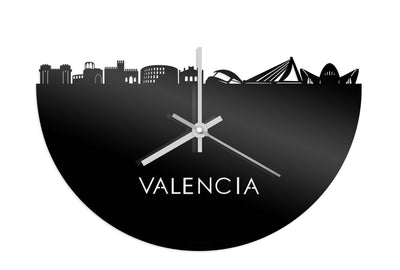Skyline Clock Valencia Black Glossy
