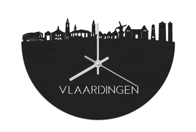 Skyline Clock Vlaardingen Black