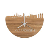 Skyline Clock Vlaardingen Oak