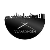Skyline Klok Vlaardingen Zwart Glanzend