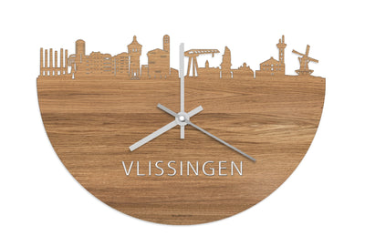 Skyline Clock Vlissingen Oak