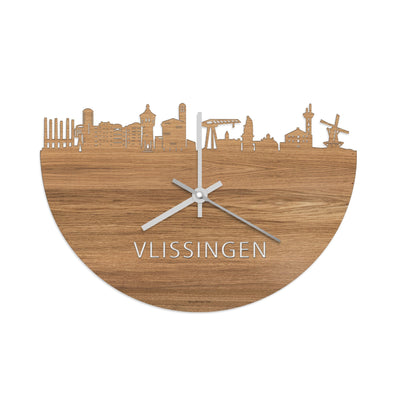 Skyline Clock Vlissingen Oak
