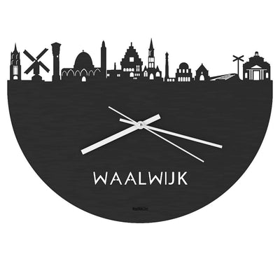 Skyline Clock Amsterdam Black