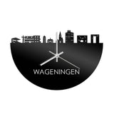 Skyline Klok Wageningen Zwart Glanzend