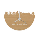 Skyline Clock Westerwolde Bamboo